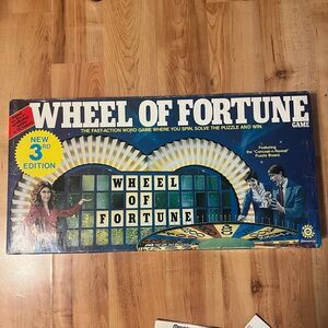 Wheel of Fortune Game 3rd Edition Vintage